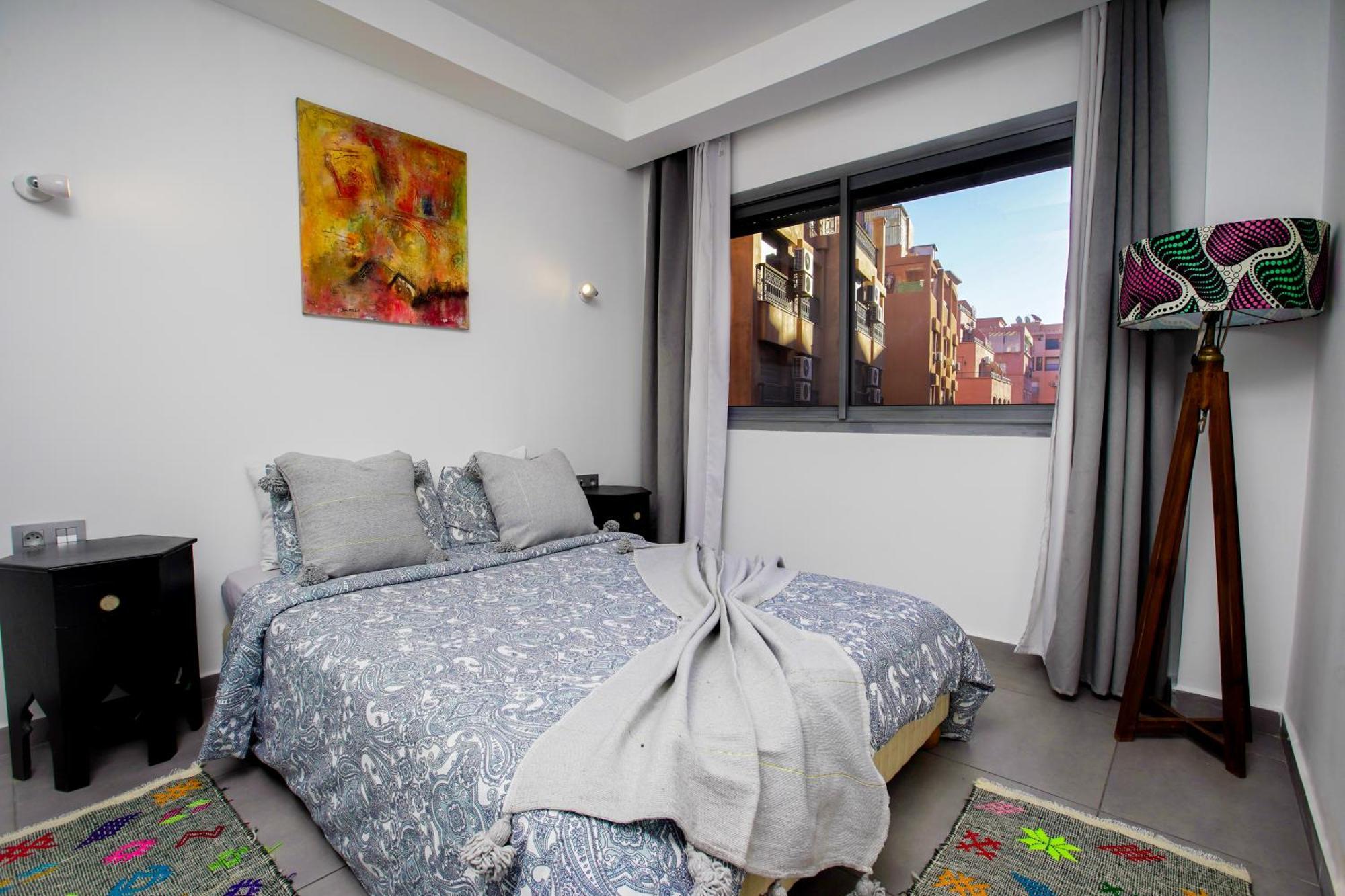 Apartamento Lovely 2-bedroom With Ac-netflix-nespreso Marrakesh
